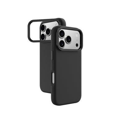 Apple iPhone 17 Pro Kılıf M-safe Şarj Özellikli Standlı Amazingthing Glamour Mag Serisi PU Kapak Siyah