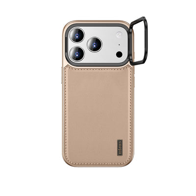 Apple iPhone 17 Pro Kılıf M-safe Şarj Özellikli Standlı Leto Kapak Gri