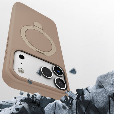 Apple iPhone 17 Pro Kılıf M-safe Şarj Özellikli Standlı Zore Samara Kapak Lila