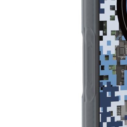 iPhone 17 Pro Kılıf M-Safe Şarj Özellikli Youngkit Camouflage Sykell Serisi Kılıf