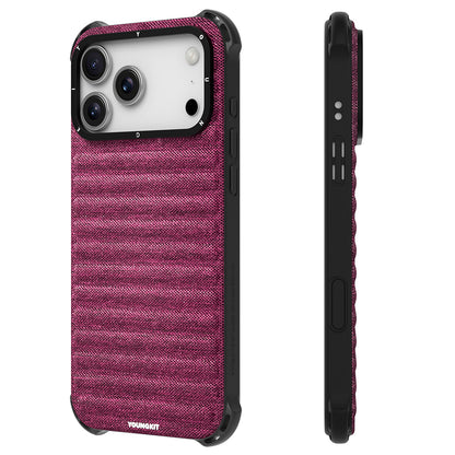 iPhone 17 Pro Kılıf M-safe Şarj Özellikli Youngkit Canvas Serisi Kılıf