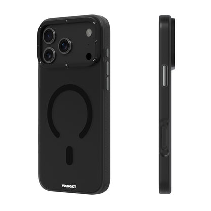 iPhone 17 Pro Kılıf M-safe Şarj Özellikli Youngkit Hidden Sand Serisi Kılıf