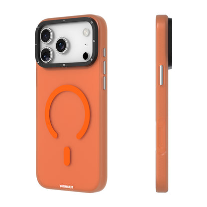 iPhone 17 Pro Kılıf M-safe Şarj Özellikli Youngkit Hidden Sand Serisi Kılıf