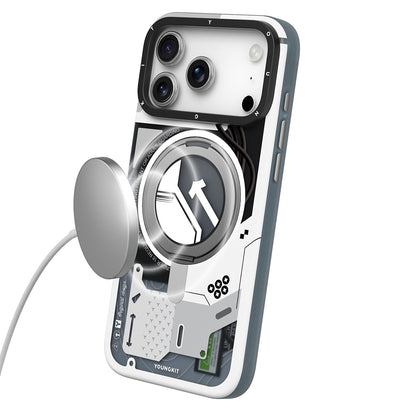 iPhone 17 Pro Kılıf M-safe Şarj Özellikli Youngkit Starship Serisi Kılıf