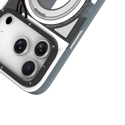 Apple iPhone 17 Pro Kılıf M-safe Şarj Özellikli Youngkit Starship Serisi Kapak Turuncu