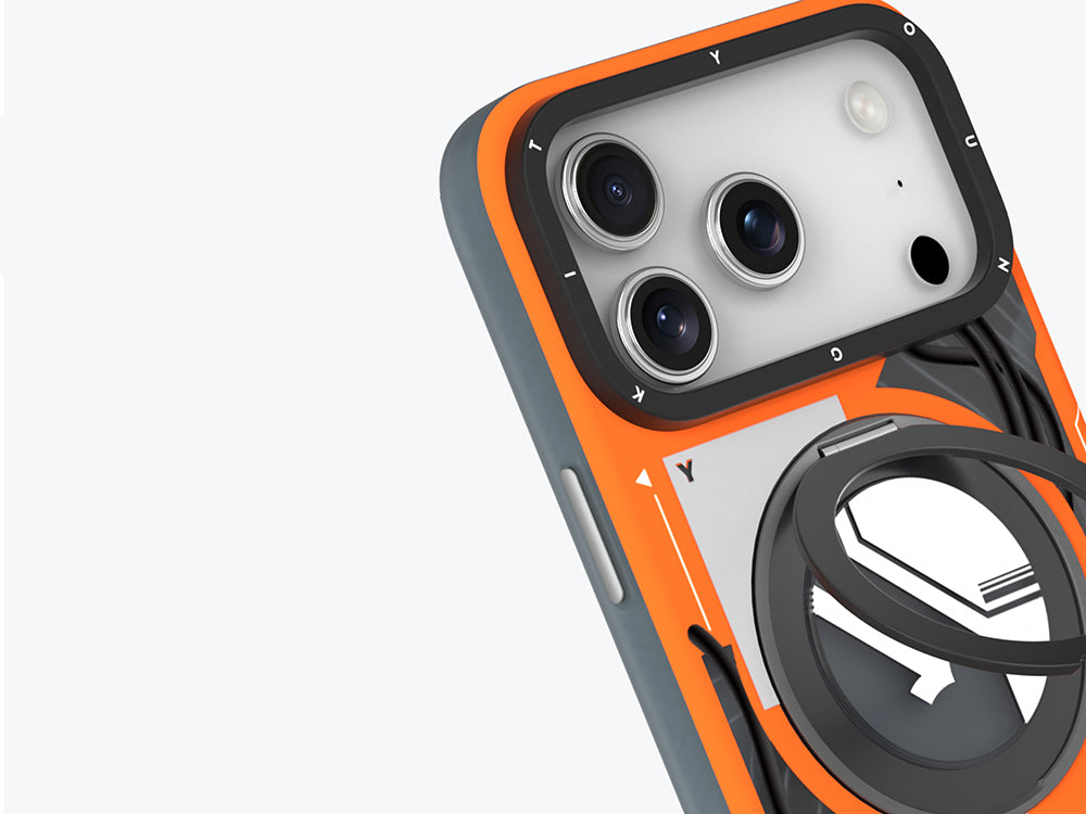 Apple iPhone 17 Pro Kılıf M-safe Şarj Özellikli Youngkit Starship Serisi Kapak Siyah