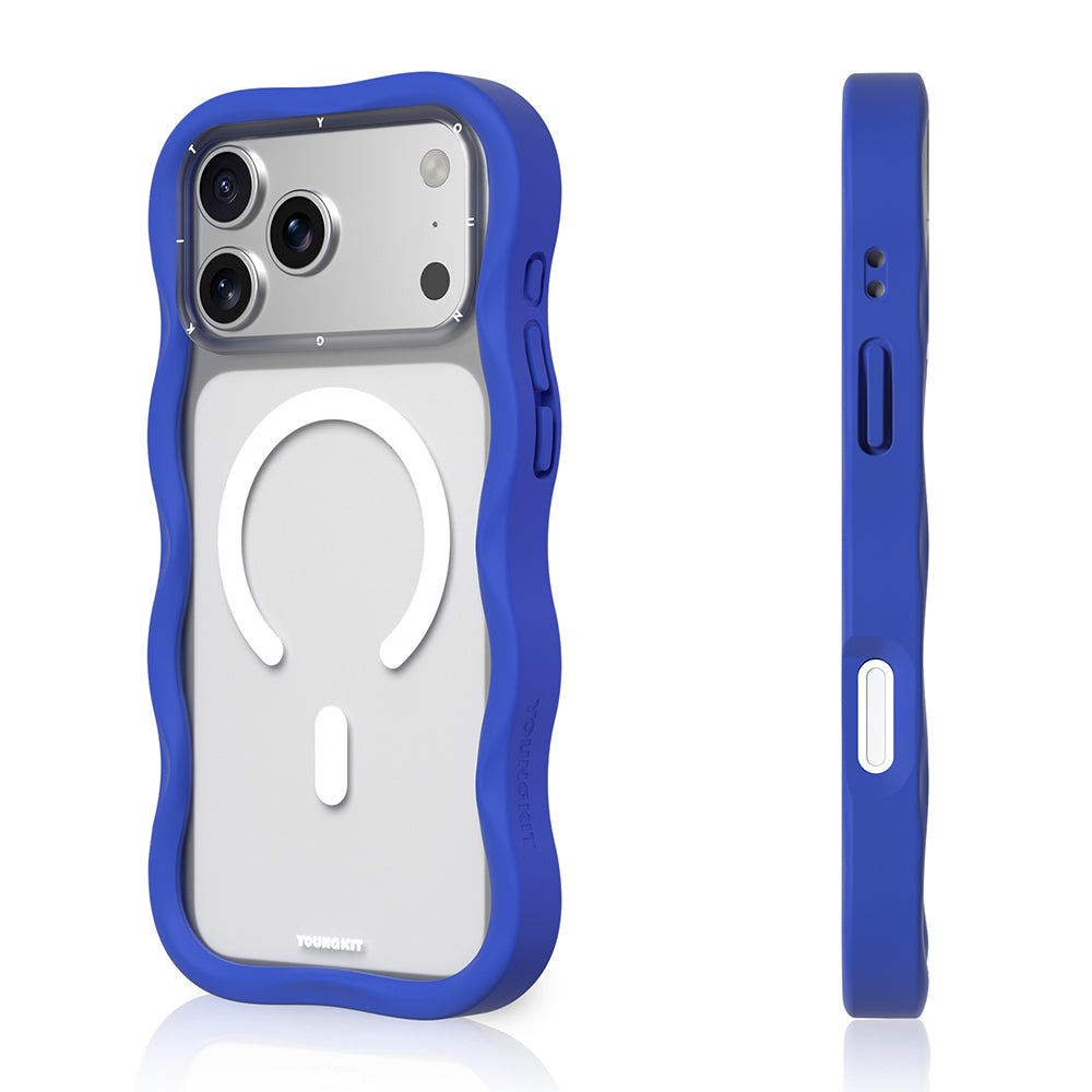 iPhone 17 Pro Kılıf M-safe Şarj Özellikli Youngkit Wave Matte Serisi Kılıf