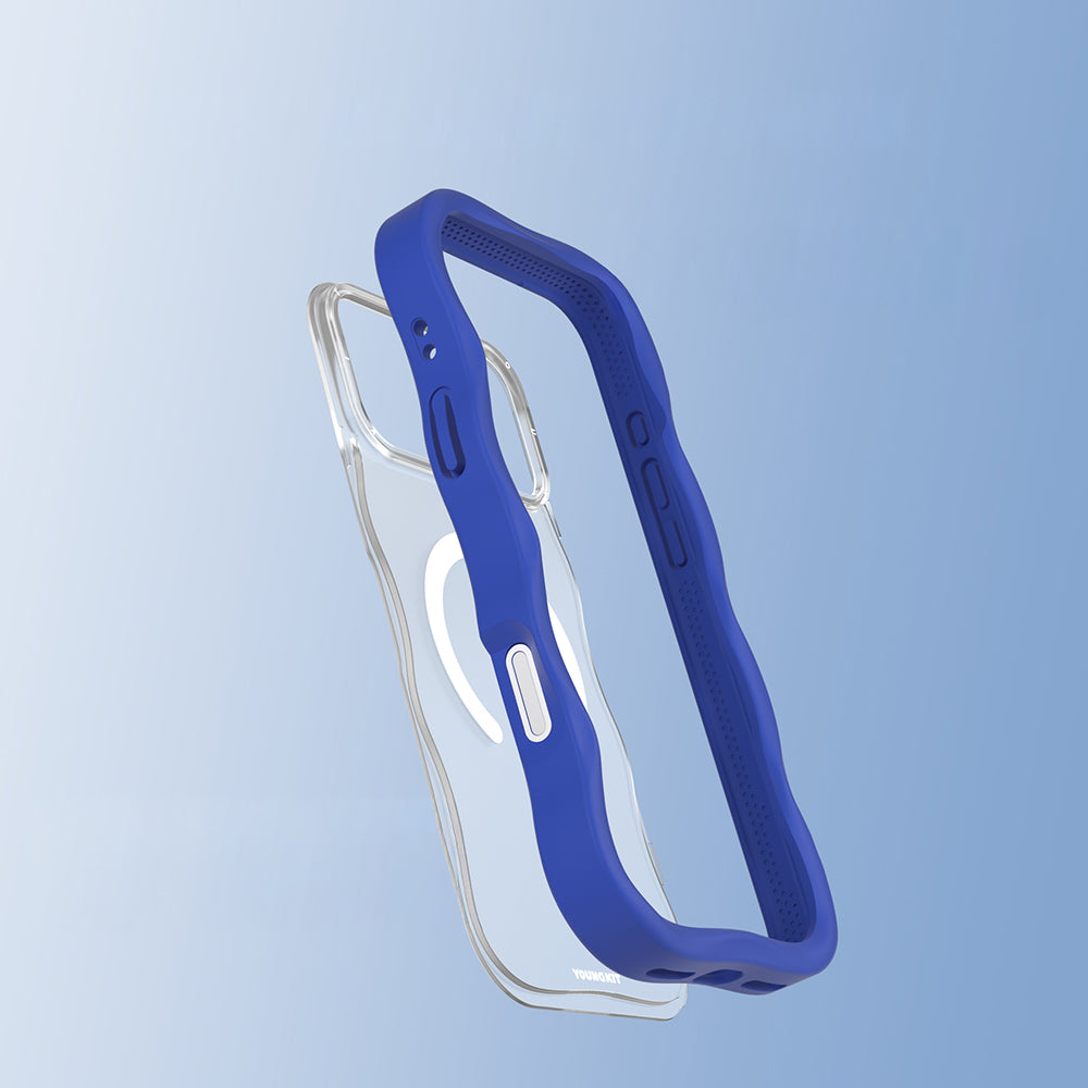 iPhone 17 Pro Kılıf M-safe Şarj Özellikli Youngkit Wave Matte Serisi Kılıf