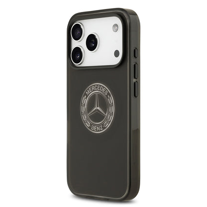iPhone 17 Pro Kılıf Mercedes Benz Orjinal Lisanslı M-safe Şarj Özellikli Buzlu PC Nostaljik Yıldız Dizayn Kılıf