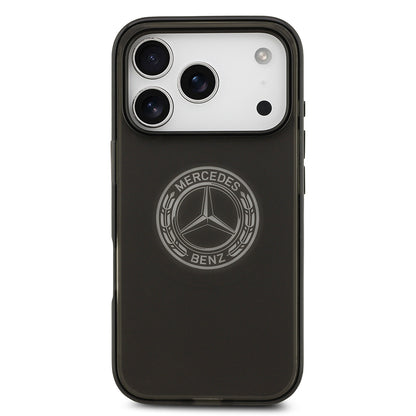 iPhone 17 Pro Kılıf Mercedes Benz Orjinal Lisanslı M-safe Şarj Özellikli Buzlu PC Nostaljik Yıldız Dizayn Kılıf
