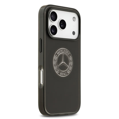 iPhone 17 Pro Kılıf Mercedes Benz Orjinal Lisanslı M-safe Şarj Özellikli Buzlu PC Nostaljik Yıldız Dizayn Kılıf