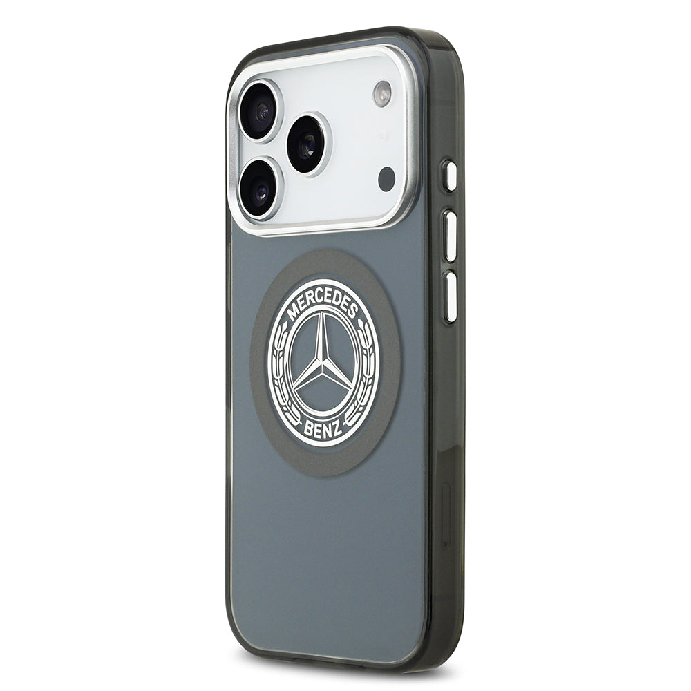 iPhone 17 Pro Kılıf Mercedes Benz Orjinal Lisanslı M-safe Şarj Özellikli Çift Katmanlı PC Nostaljik Yıldız Dizayn Kılıf