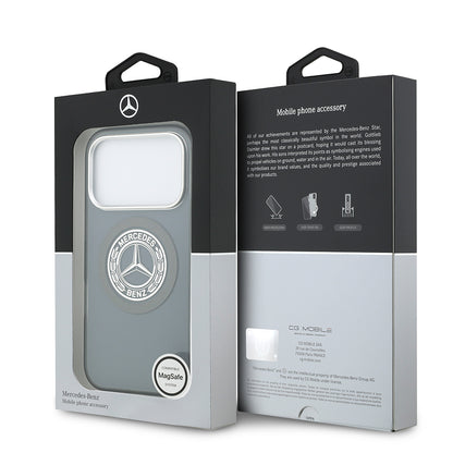 iPhone 17 Pro Kılıf Mercedes Benz Orjinal Lisanslı M-safe Şarj Özellikli Çift Katmanlı PC Nostaljik Yıldız Dizayn Kılıf