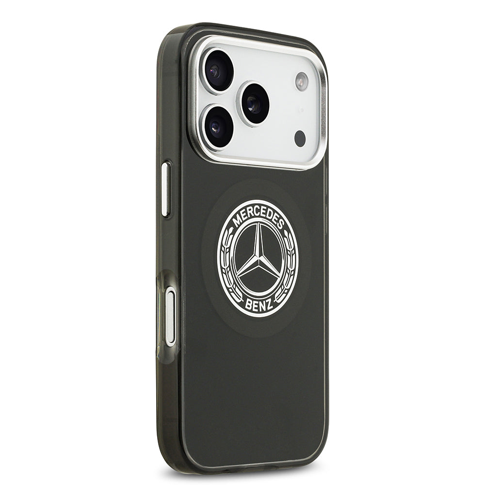 iPhone 17 Pro Kılıf Mercedes Benz Orjinal Lisanslı M-safe Şarj Özellikli Çift Katmanlı PC Nostaljik Yıldız Dizayn Kılıf