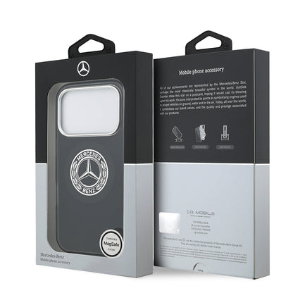 iPhone 17 Pro Kılıf Mercedes Benz Orjinal Lisanslı M-safe Şarj Özellikli Çift Katmanlı PC Nostaljik Yıldız Dizayn Kılıf
