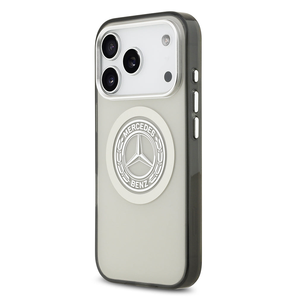 iPhone 17 Pro Kılıf Mercedes Benz Orjinal Lisanslı M-safe Şarj Özellikli Çift Katmanlı PC Nostaljik Yıldız Dizayn Kılıf