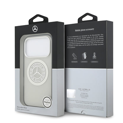 iPhone 17 Pro Kılıf Mercedes Benz Orjinal Lisanslı M-safe Şarj Özellikli Çift Katmanlı PC Nostaljik Yıldız Dizayn Kılıf