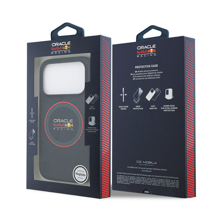 iPhone 17 Pro Kılıf Redbull Orjinal Lisanslı M-safe Şarj Özellikli Kırmızı Halka ve Logo Silikon Kılıf