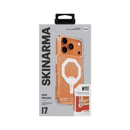 iPhone 17 Pro Kılıf Skinarma M-Safe Şarj Özellikli IML Baskılı Holografik MYST Kılıf