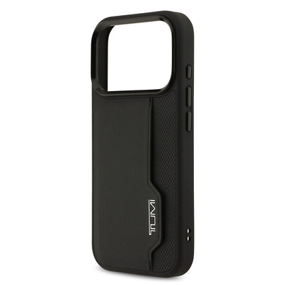 iPhone 17 Pro Kılıf TUMI Orjinal Lisanslı Deri Dikey Kartlıklı Kılıf