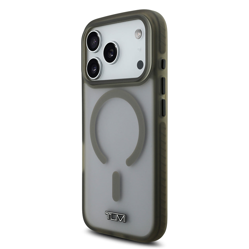 iPhone 17 Pro Kılıf TUMI Orjinal Lisanslı M-safe Şarj Özellikli Buzlu Transparan Kılıf