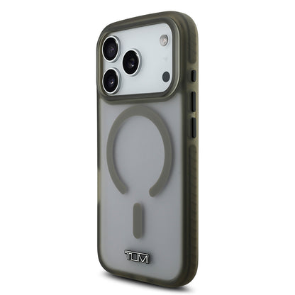 iPhone 17 Pro Kılıf TUMI Orjinal Lisanslı M-safe Şarj Özellikli Buzlu Transparan Kılıf