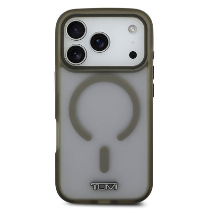 iPhone 17 Pro Kılıf TUMI Orjinal Lisanslı M-safe Şarj Özellikli Buzlu Transparan Kılıf