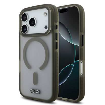 iPhone 17 Pro Kılıf TUMI Orjinal Lisanslı M-safe Şarj Özellikli Buzlu Transparan Kılıf