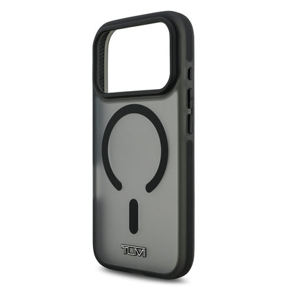 iPhone 17 Pro Kılıf TUMI Orjinal Lisanslı M-safe Şarj Özellikli Buzlu Transparan Kılıf