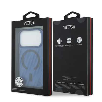 iPhone 17 Pro Kılıf TUMI Orjinal Lisanslı M-safe Şarj Özellikli Transparan Kılıf