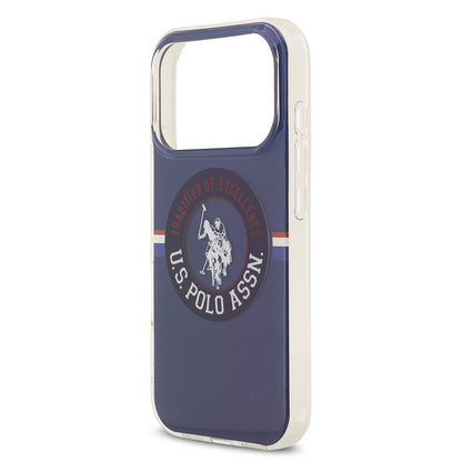 iPhone 17 Pro Kılıf U.S. Polo Assn. Orjinal Lisanslı M-safe Şarj Özellikli IML Stripe Logolu Kılıf