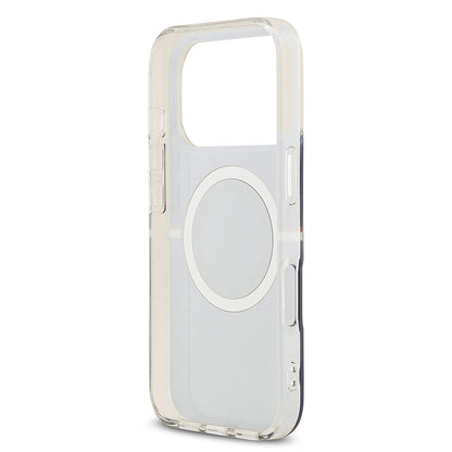 iPhone 17 Pro Kılıf U.S. Polo Assn. Orjinal Lisanslı M-safe Şarj Özellikli IML Stripe Logolu Kılıf