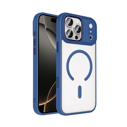 iPhone 17 Pro Kılıf Wireless Şarj Özellikli Zore Krom M-safe Silikon Kılıf