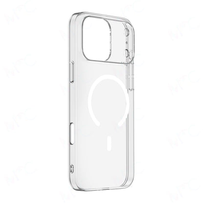 iPhone 17 Pro Kılıf Zore M-safe Şarj Özellikli Şeffaf Kamera Çerçeveli Porto Kılıf