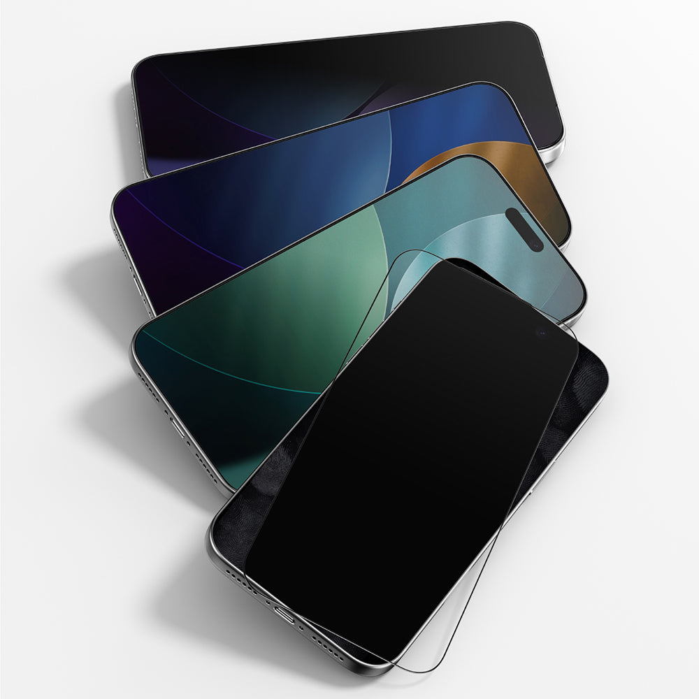 iPhone 17 Pro Max Amazingthing Titan Privacy Parmak İzi Bırakmayan Temperli Cam Ekran Koruyucu