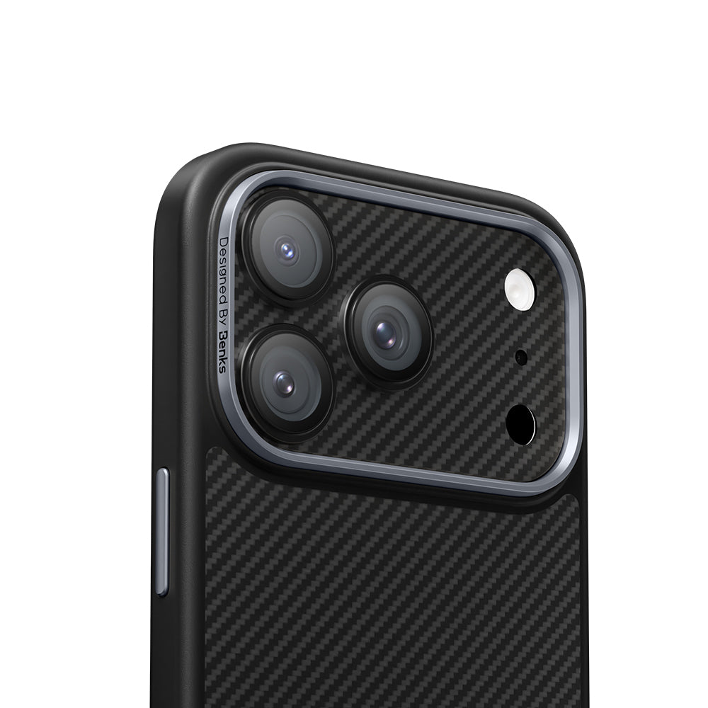 iPhone 17 Pro Max Benks ArmorWarrior Serisi 600D Kevlar Kamera Lens Koruyucu