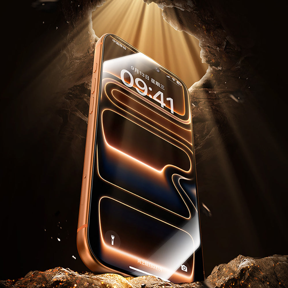 Apple iPhone 17 Pro Max Benks Glass Warrior 2.0 AR-EZFita Cam Ekran Koruyucu + Kolay Uygulama Aparatı Şeffaf