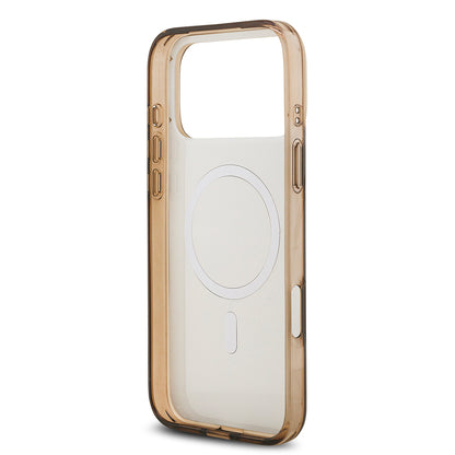 iPhone 17 Pro Max Kılıf Guess Orjinal Lisanslı M-safe Şarj Özellikli IML Baskılı Klasik Logolu 4G Desenli Kılıf