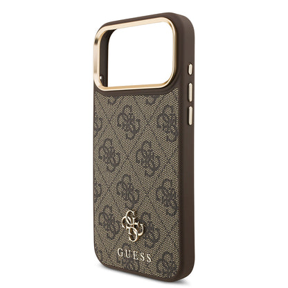 iPhone 17 Pro Max Guess Orjinal Lisanslı 4G ve Yazı Logolu Kılıf + Ekran Koruyucu + Lens Koruyucu 3in1 Aksesuar Seti