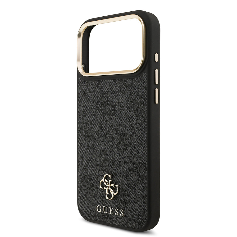 iPhone 17 Pro Max Guess Orjinal Lisanslı 4G ve Yazı Logolu Kılıf + Ekran Koruyucu + Lens Koruyucu 3in1 Aksesuar Seti