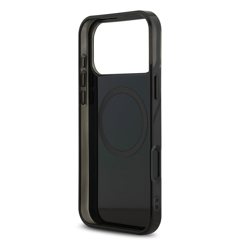 iPhone 17 Pro Max Kılıf AMG Orjinal Lisanslı Çift Katmanlı Büyük Logolu Petek Desenli Kılıf