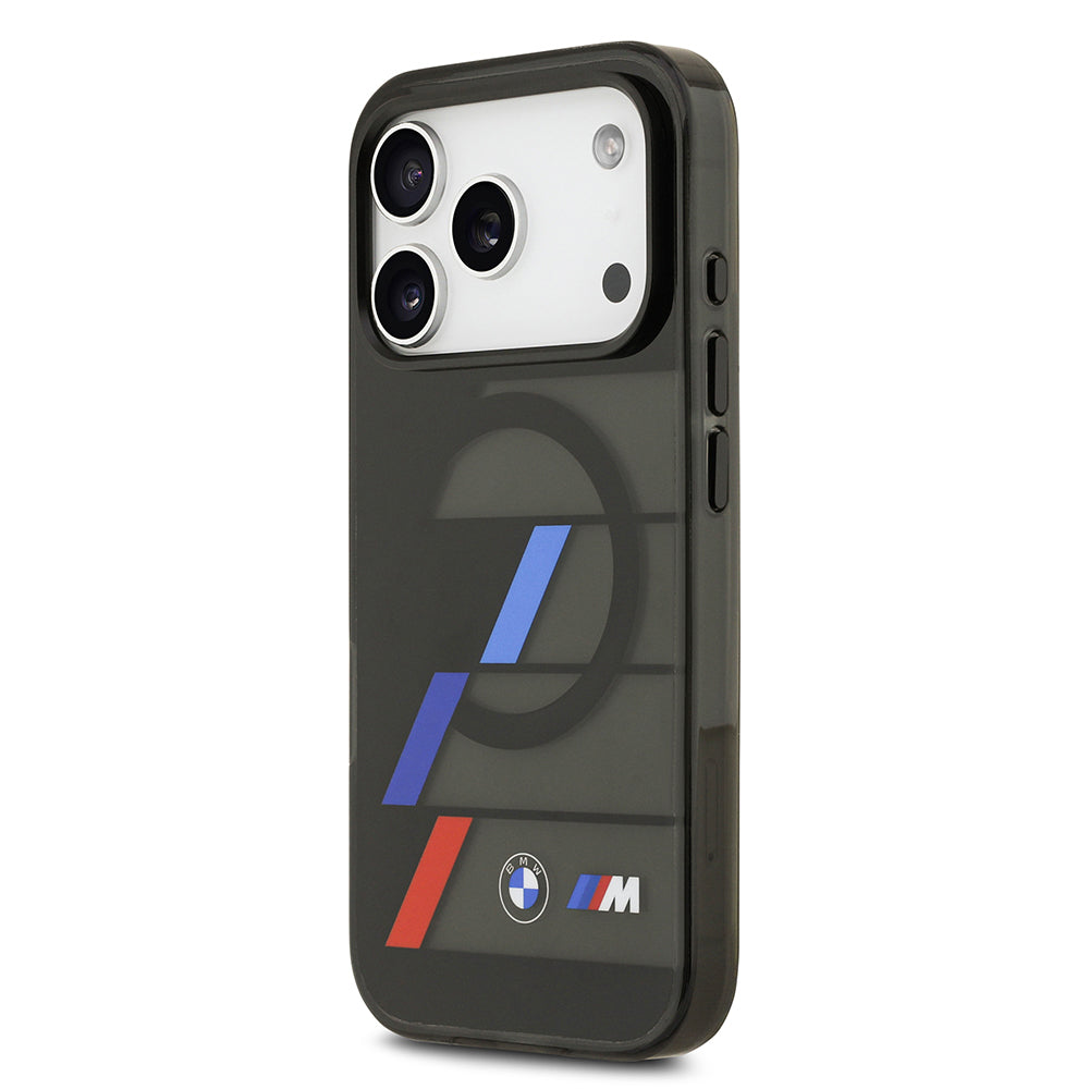 iPhone 17 Pro Max Kılıf BMW Orjinal Lisanslı M-safe Şarj Özellikli IML Baskılı Üç Renkli M Dizayn Kılıf