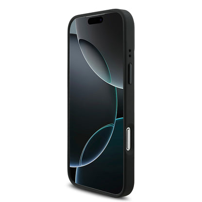 iPhone 17 Pro Max Kılıf BMW Orjinal Lisanslı M-safe Şarj Özellikli Metal BMW ve M Logolu PU Karbon Tasarımlı Kılıf