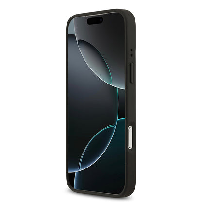 iPhone 17 Pro Max Kılıf BMW Orjinal Lisanslı M-safe Şarj Özellikli Metal BMW ve M Logolu PU Karbon Tasarımlı Kılıf