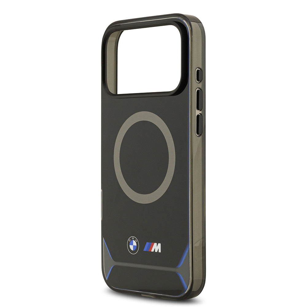 iPhone 17 Pro Max Kılıf BMW Orjinal Lisanslı M-safe Şarj Özellikli Metal Buton Tasarımlı IML Baskılı M Dizayn Kılıf