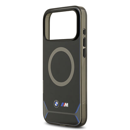 iPhone 17 Pro Max Kılıf BMW Orjinal Lisanslı M-safe Şarj Özellikli Metal Buton Tasarımlı IML Baskılı M Dizayn Kılıf