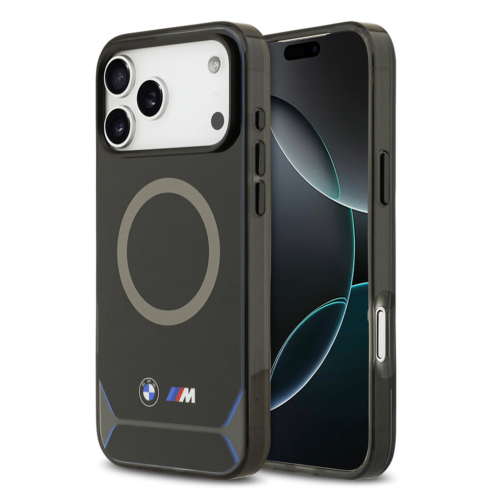 iPhone 17 Pro Max Kılıf BMW Orjinal Lisanslı M-safe Şarj Özellikli Metal Buton Tasarımlı IML Baskılı M Dizayn Kılıf