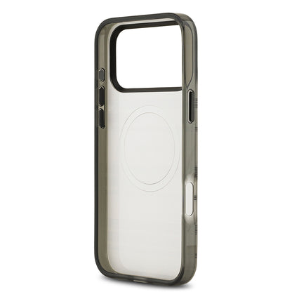 iPhone 17 Pro Max Kılıf BMW Orjinal Lisanslı M-safe Şarj Özellikli Metal Kamera Butonlu Yatay Şeritli M Dizayn Kılıf