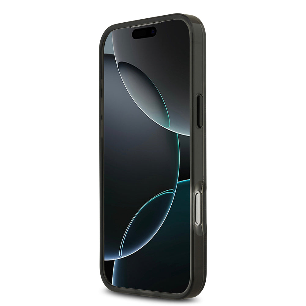 iPhone 17 Pro Max Kılıf BMW Orjinal Lisanslı M-safe Şarj Özellikli Metal Kamera Butonlu Yatay Şeritli M Dizayn Kılıf