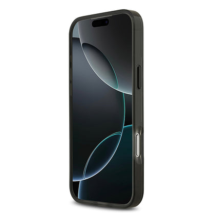 iPhone 17 Pro Max Kılıf BMW Orjinal Lisanslı M-safe Şarj Özellikli Metal Kamera Butonlu Yatay Şeritli M Dizayn Kılıf